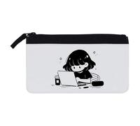 Azeeda 'Cute Girl Working' Pencil Case (PC00053977)