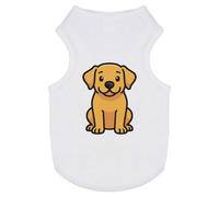 Azeeda 'Cute Golden Labrador Dog' Pet Dog/Cat T-Shirt, XS (PT00172468)