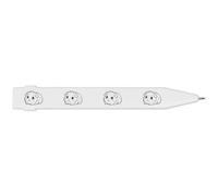 Azeeda 'Cute Guinea Pig' Flat Magnetic Pen (MP00042116) | Fridge / Whiteboard Writing Tool for Notes, Lists and Reminders