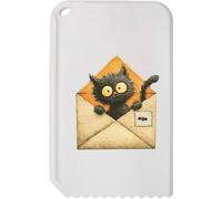 Azeeda 'Cute Halloween Cat in Envelope' Plastic Ice Scraper (IC00044810)