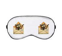 Azeeda 'Cute Halloween Cat in Envelope' Sleep/Travel Eye Mask (EY00031618)