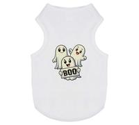 Azeeda 'Cute Halloween Ghosts' Pet Dog/Cat T-Shirt, XS (PT00167312)
