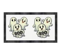 Azeeda 'Cute Halloween Ghosts' Pet Feeding Mat (PM00033118)