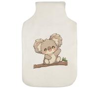 Azeeda 'Cute Happy Koala on Branch' Hot Water Bottle Cover (HW00051146)