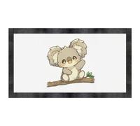 Azeeda 'Cute Happy Koala on Branch' Pet Feeding Mat (PM00039539)