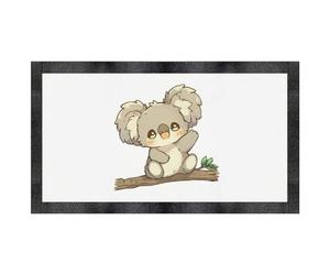 Azeeda 'Cute Happy Koala on Branch' Pet Feeding Mat (PM00039539)