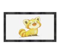Azeeda 'Cute Happy Red Panda' Pet Feeding Mat (PM00040675)