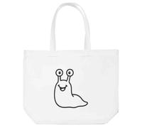 Azeeda 'Cute Happy Slug' Tote Shopping Bag For Life (BG00086035)