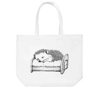 Azeeda 'Cute Hedgehog Sleeping' Tote Shopping Bag For Life (BG00082618)