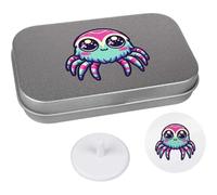 Azeeda 'Cute Jumping Spider' Golf Markers Gift Set (GO00079703)