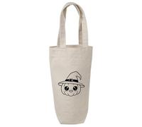 Azeeda 'Cute Kawaii Halloween Pumpkin In A Hat ' Cotton Wine Bottle Gift/Travel Bag (BL00044843)