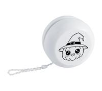 Azeeda 'Cute Kawaii Halloween Pumpkin In A Hat ' Retro Style Yo-Yo (YY00050915)