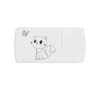 Azeeda 'Cute Kitten' Pill Box with Tablet Splitter (PI00043288)