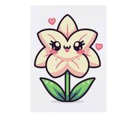 Azeeda 'Cute Lily Flower' Temporary Tattoo - Water Resistant, Skin-Safe, Non-Toxic Transfer (TO00089491)