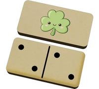 Azeeda 'Cute Lucky St. Patrick's Day Clover' Domino Set & Box (DM00056096)