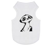 Azeeda 'Cute Meerkat Portrait' Pet Dog/Cat T-Shirt, XS (PT00152924)