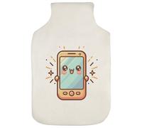 Azeeda 'Cute Mobile Phone' Hot Water Bottle Cover (HW00051222)