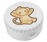 Azeeda 'Cute Monkey Sitting' Compact Pencil Sharpener (PS00052397)