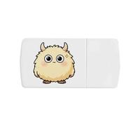 Azeeda 'Cute Monster' Pill Box with Tablet Splitter (PI00042139)