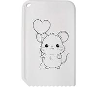 Azeeda 'Cute Mouse with Heart Balloon' Plastic Ice Scraper (IC00049677)