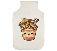 Azeeda 'Cute Noodle Pot' Hot Water Bottle Cover (HW00042408)