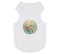 Azeeda 'Cute Otter Swimming' Pet Dog/Cat T-Shirt, S (PT00186165)