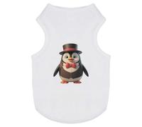 Azeeda 'Cute Penguin Head Waiter' Pet Dog/Cat T-Shirt, XS (PT00163364)