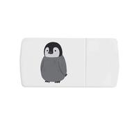 Azeeda 'Cute Penguin' Pill Box with Tablet Splitter (PI00040416)