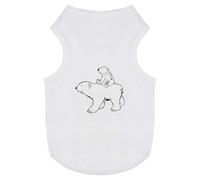 Azeeda 'Cute Polar Bear and Cub' Pet Dog/Cat T-Shirt, XS (PT00171188)