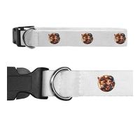 Azeeda 'Cute Pony Girl' Dog Collar - White, L (PR00085044)