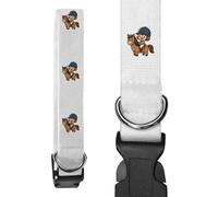Azeeda 'Cute Pony Girl' Dog Collar - White, S (PR00088425)