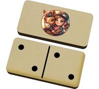 Azeeda 'Cute Pony Girl' Domino Set & Box (DM00058830)