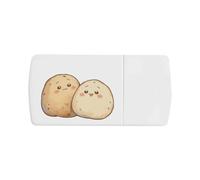 Azeeda 'Cute Potato Couple' Pill Box with Splitter (PI00045225)