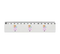 Azeeda 'Cute Praying Angel' 15cm (6 Inch) White Plastic Ruler (RL00103385)