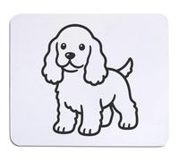 Azeeda 'Cute Puppy Cocker Spaniel Dog' Mouse Mat/Desk Pad (MO00048840)