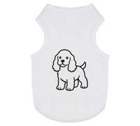 Azeeda 'Cute Puppy Cocker Spaniel Dog' Pet Dog/Cat T-Shirt, L (PT00197355)