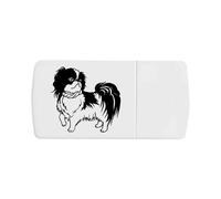 Azeeda 'Cute Shih Tzu' Pill Box with Tablet Splitter (PI00038294)