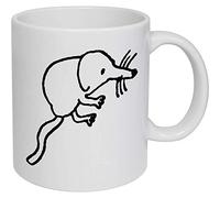 Azeeda 'Cute Shrew' Ceramic Mug - 320ml (11oz) (MG00009811) | Coffee / Tea Cup for Home, Office, Hot Drinks and Gifts