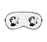 Azeeda 'Cute Shy Cat with Heart' Sleep/Travel Eye Mask (EY00033382)