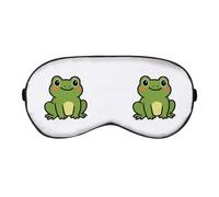 Azeeda 'Cute Sitting Frog' Sleep/Travel Eye Mask (EY00031779)