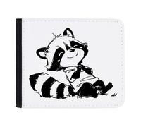 Azeeda 'Cute Sketchy Raccoon Sitting' Wallet (WL00029459)