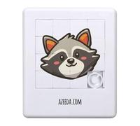 Azeeda 'Cute Smiling Raccoon' Sliding Puzzle (PZ00039986)