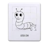 Azeeda 'Cute Smiling Worm' Sliding Puzzle (PZ00039864)