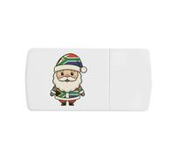 Azeeda 'Cute South African Santa' Pill Box with Tablet Splitter (PI00039229)