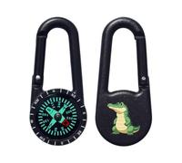 Azeeda 'Cute Standing Alligator' Compass Keyring (KC00043331)