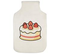 Azeeda 'Cute Strawberry Cake' Hot Water Bottle Cover (HW00046842)