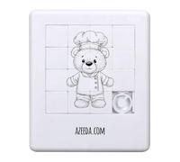 Azeeda 'Cute Teddy Bear Chef' Sliding Puzzle (PZ00039955)