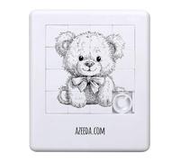 Azeeda 'Cute Teddy Bear Sitting' Sliding Puzzle (PZ00039954)