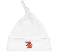 Azeeda 'Cute Welsh Dragon' Baby Beanie Hat (BH00035351) White