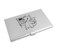 Azeeda 'Cute Welsh Dragon' Business Card Holder/Credit Card Wallet (CH00047902)